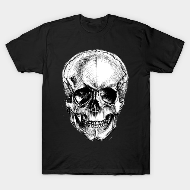 Dark soul skull T-Shirt by NadiiaGogol